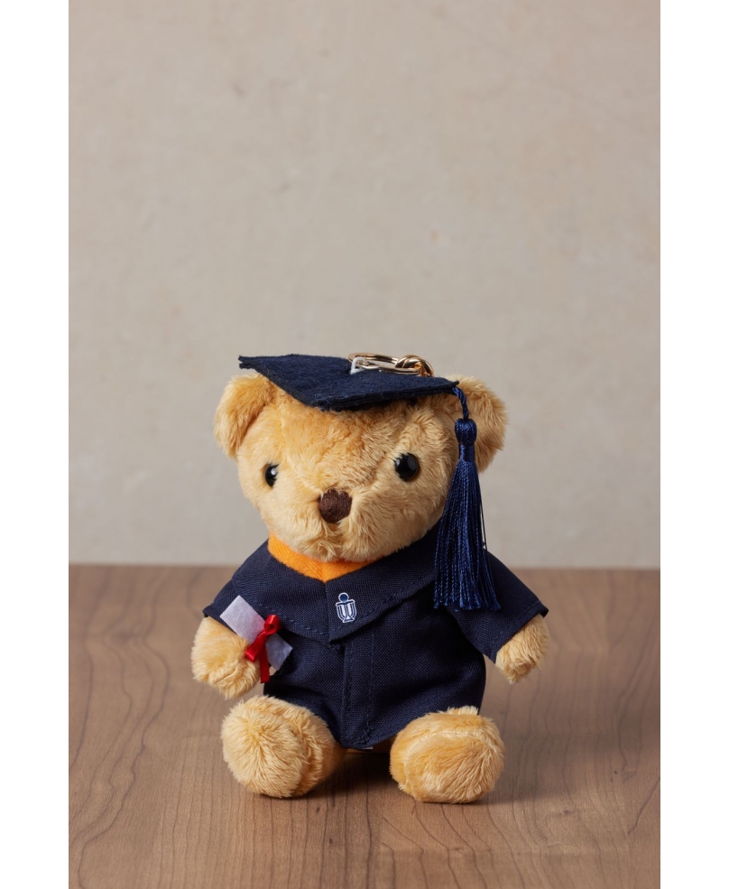 HKUST Mini Bear Keychain - Graduation gown